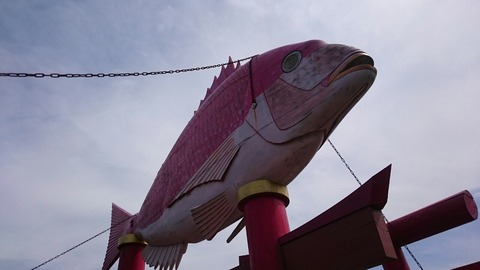 秋刀魚 鰯 鯛 魚の形をした変わった鳥居/銚子 長九郎稲荷　ちょぼくり稲荷