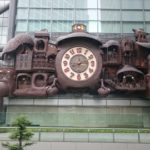 【港区】新橋にある宮崎駿デザインの日テレ大時計