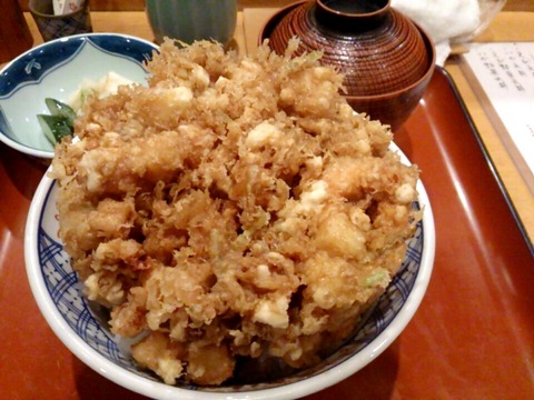 【柏】天ぷら屋「味覚」のかき揚げ丼